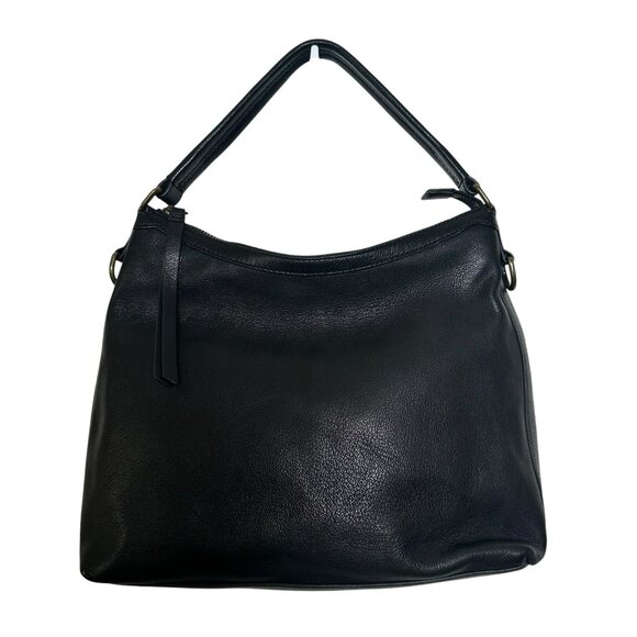 Frye Bag Lily Leather Hobo Bag Black Classic Chic Western Boho Crossbody Slouchy - Picture 3 of 14